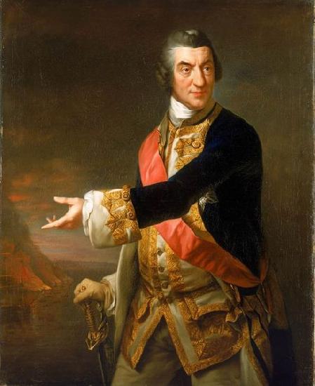 Richard Brompton Admiral Sir Charles Saunders oil painting image